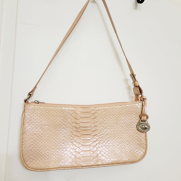 Brahmin vintage leather Fairhaven mass USA bag - Picture 1 of 6